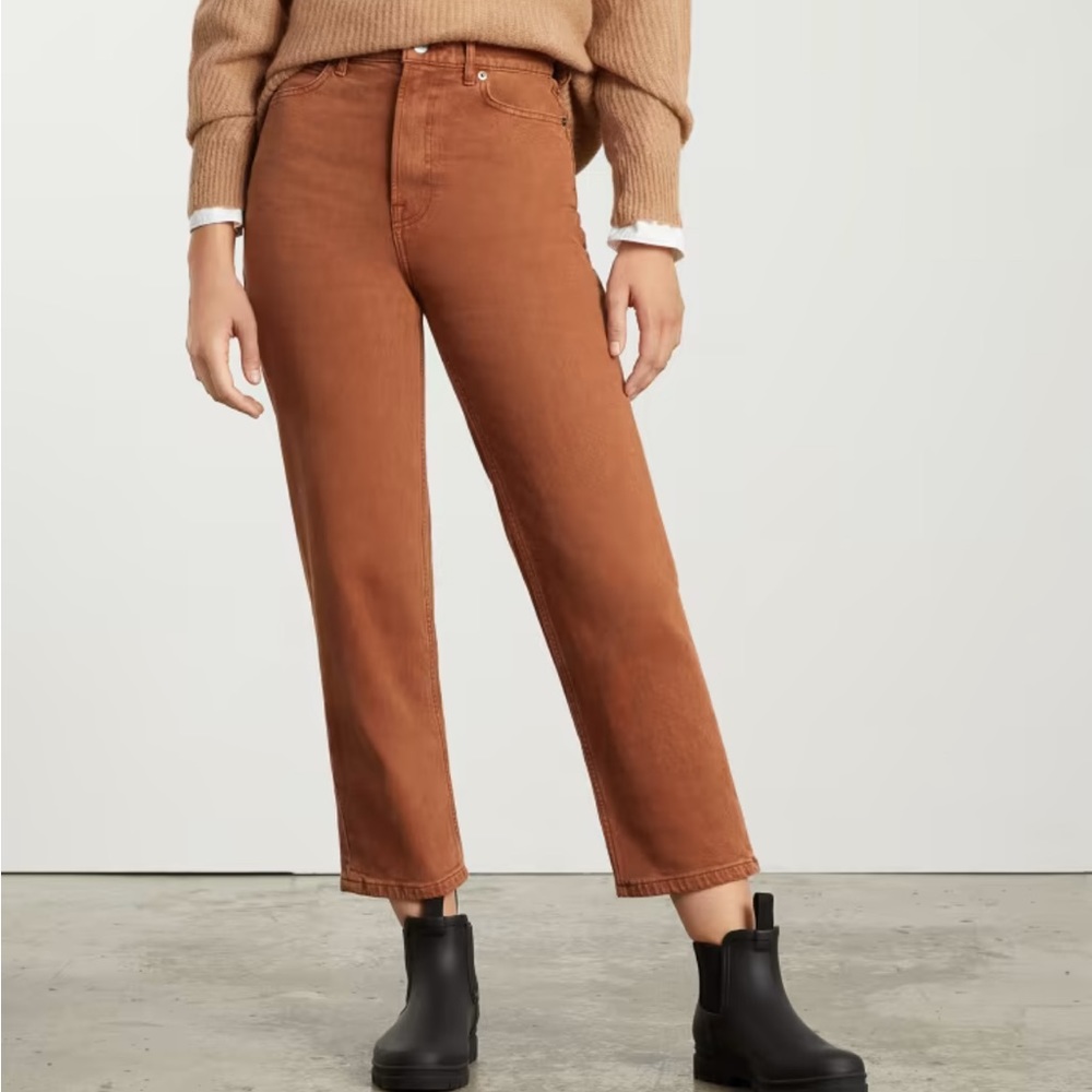 Everlane Way-High Jean size 26 cropped ankle pants
